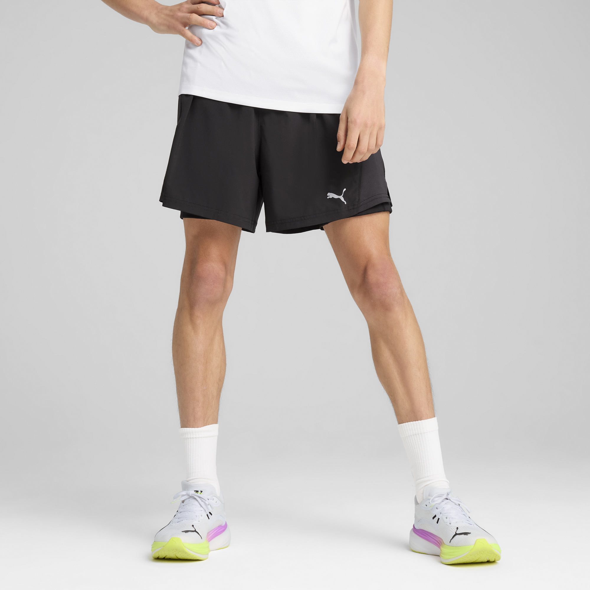 Short de running 2-en-1 VELOCITY Homme