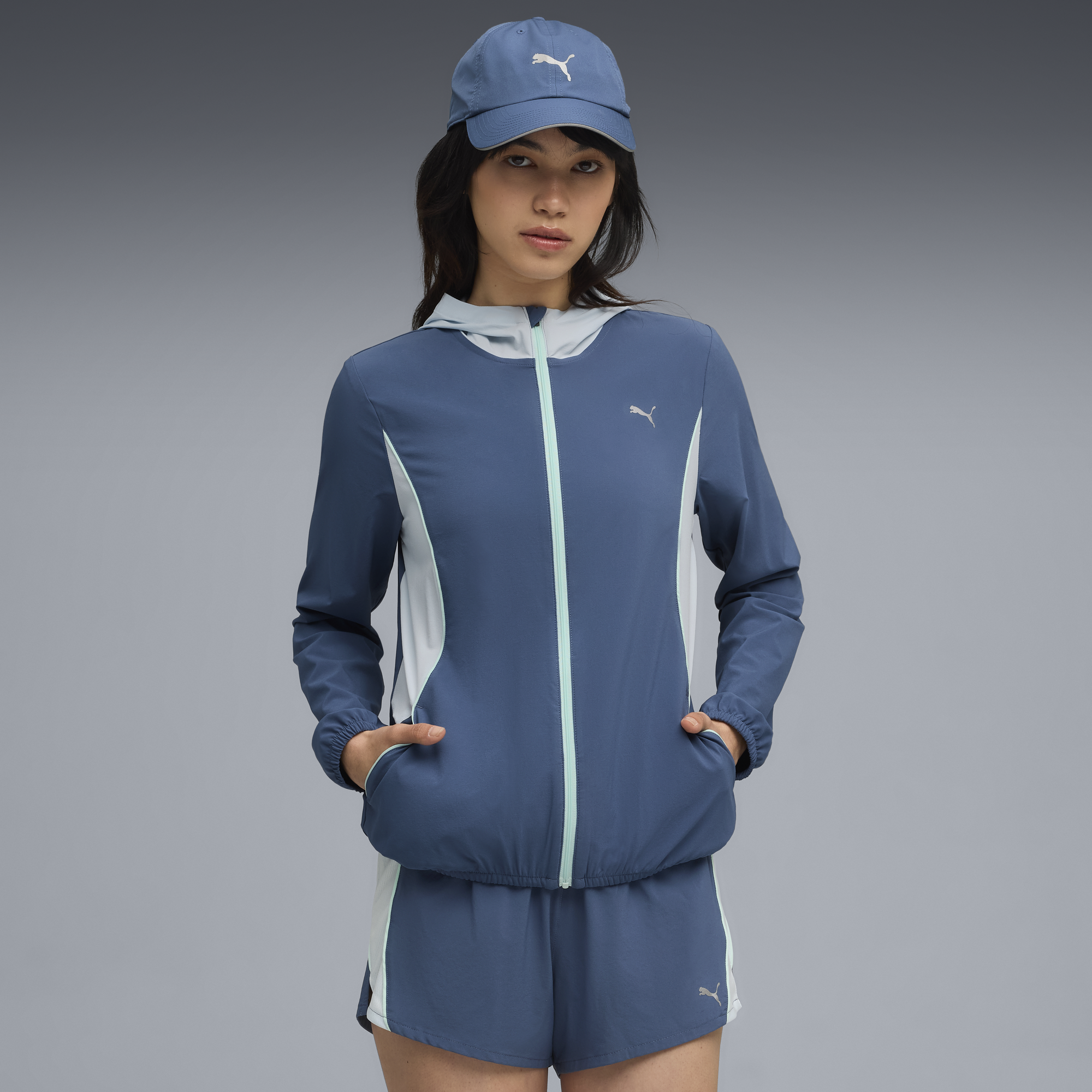 Veste de running tissée VELOCITY Femme