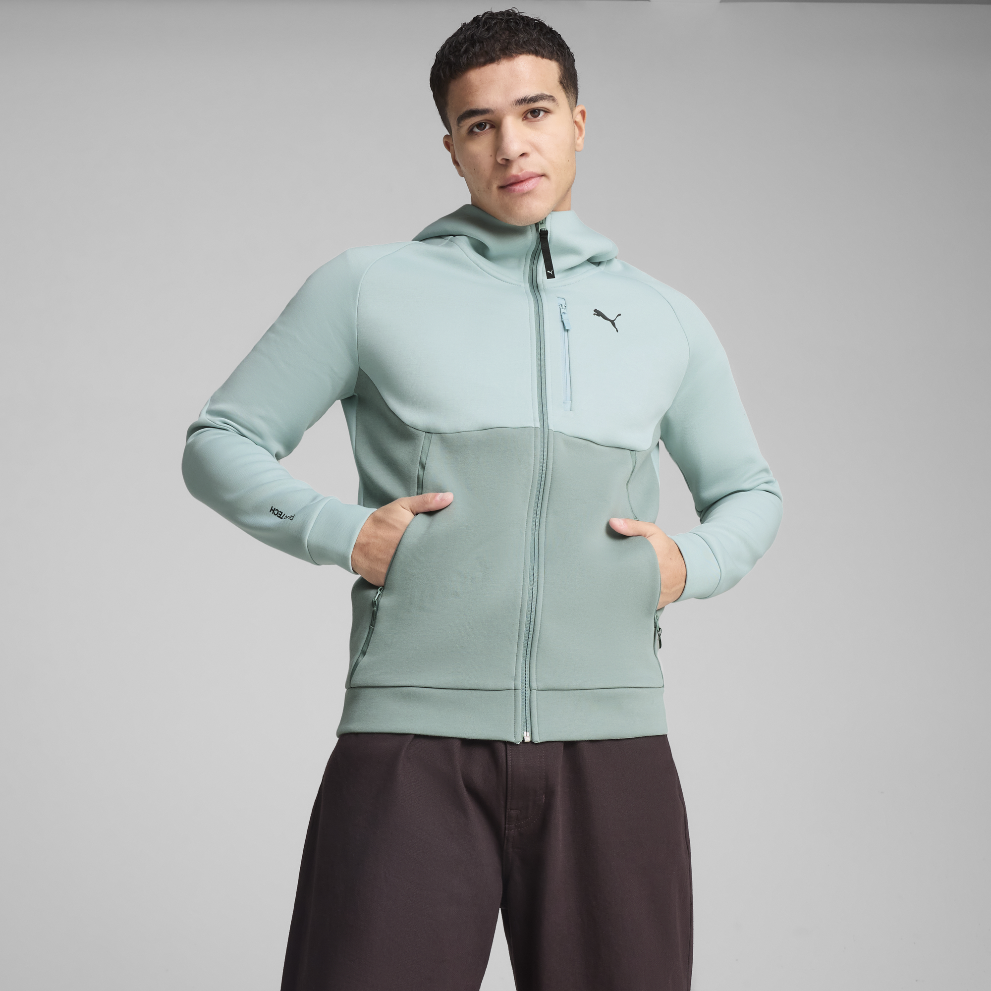 Veste à capuche zippée PUMATECH Homme