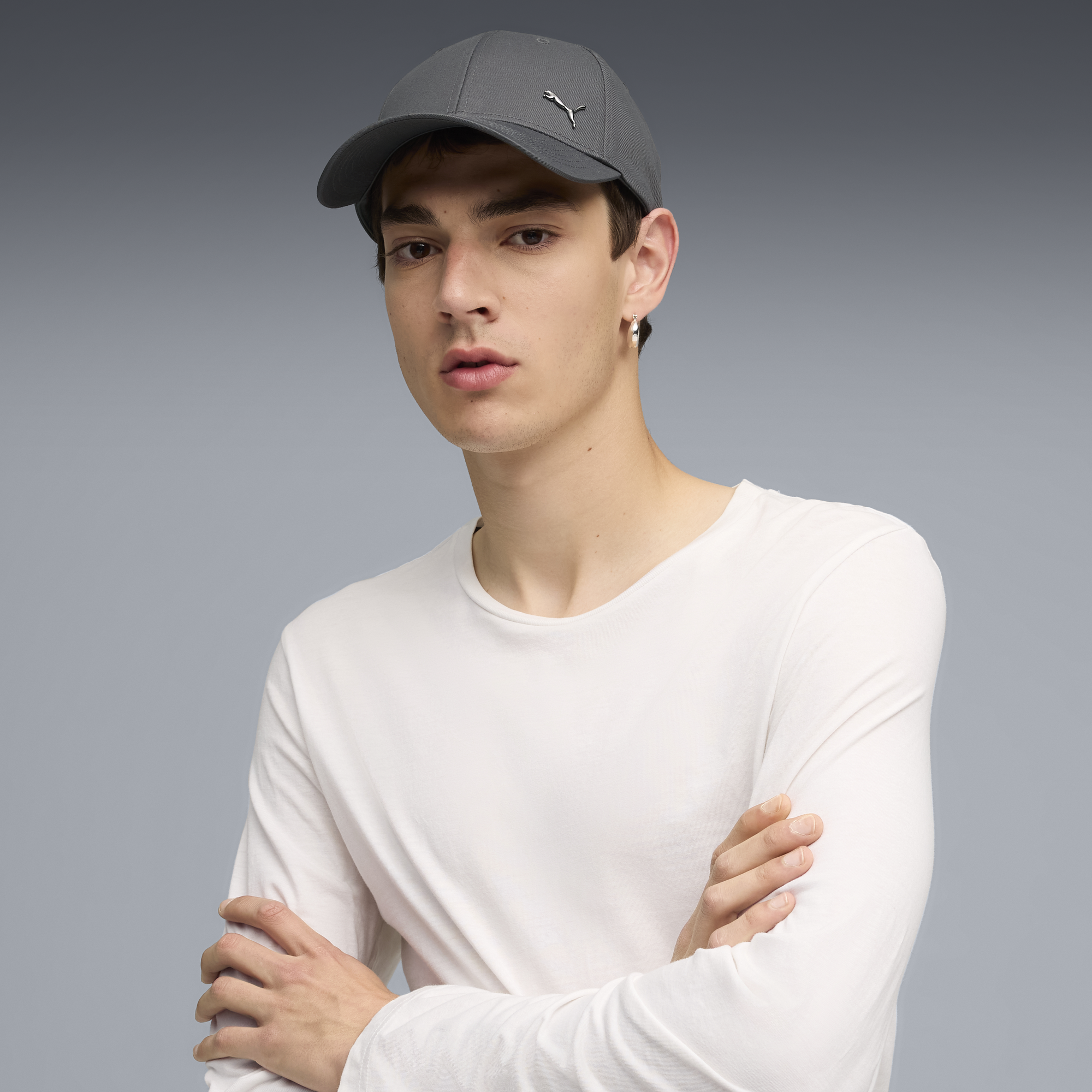 Casquette de baseball à logo Cat en métal ESS